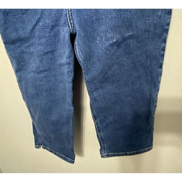 Route 66 Women Size 11/12 Blue Denim Capris 27X17.5” Stretch High Rise - Picture 4 of 9